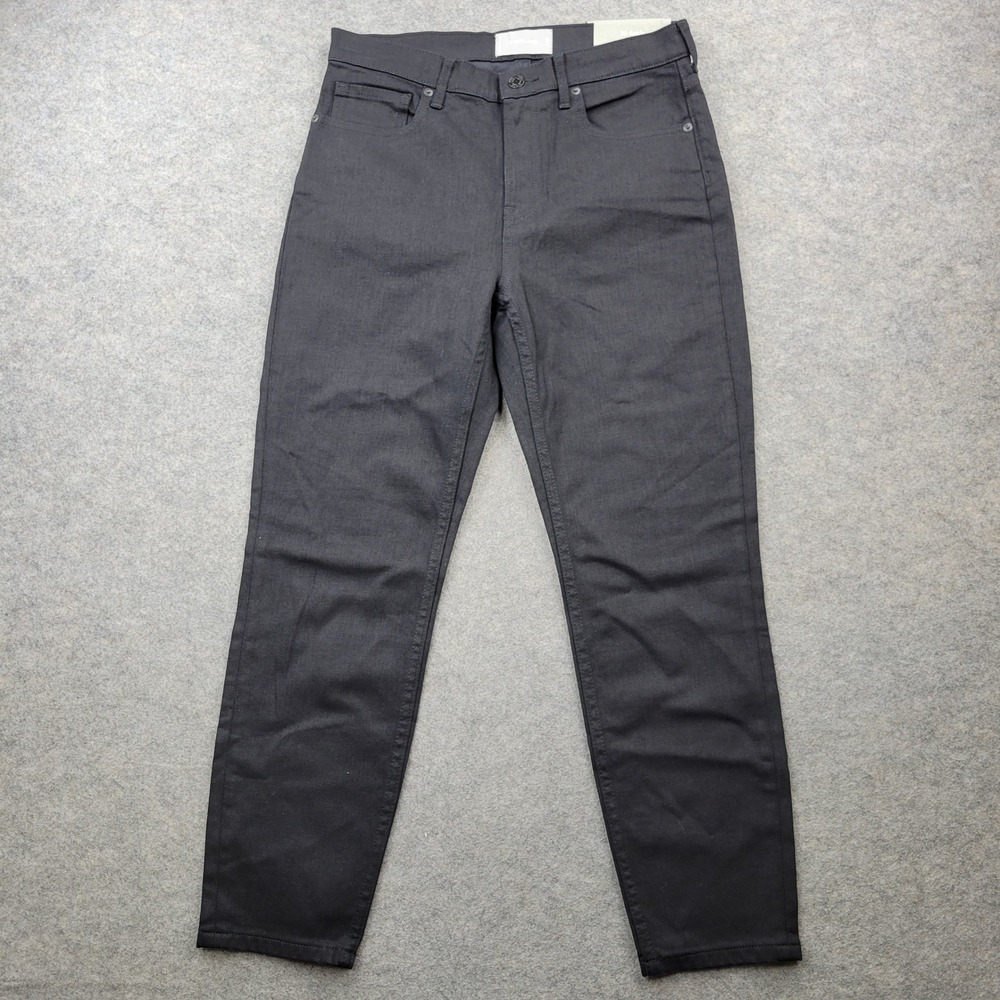 Everlane Jeans Black Denim Pants Size 30 High Rise Skinny Ankle Ankle